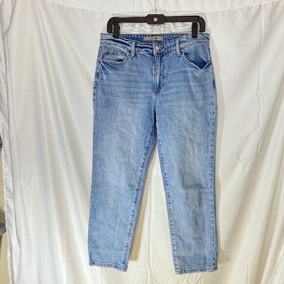 Joe’s Jeans High Rise Straight Leg Distressed Hem & Pocket Jeans Size 29 25.5” - Picture 3 of 7